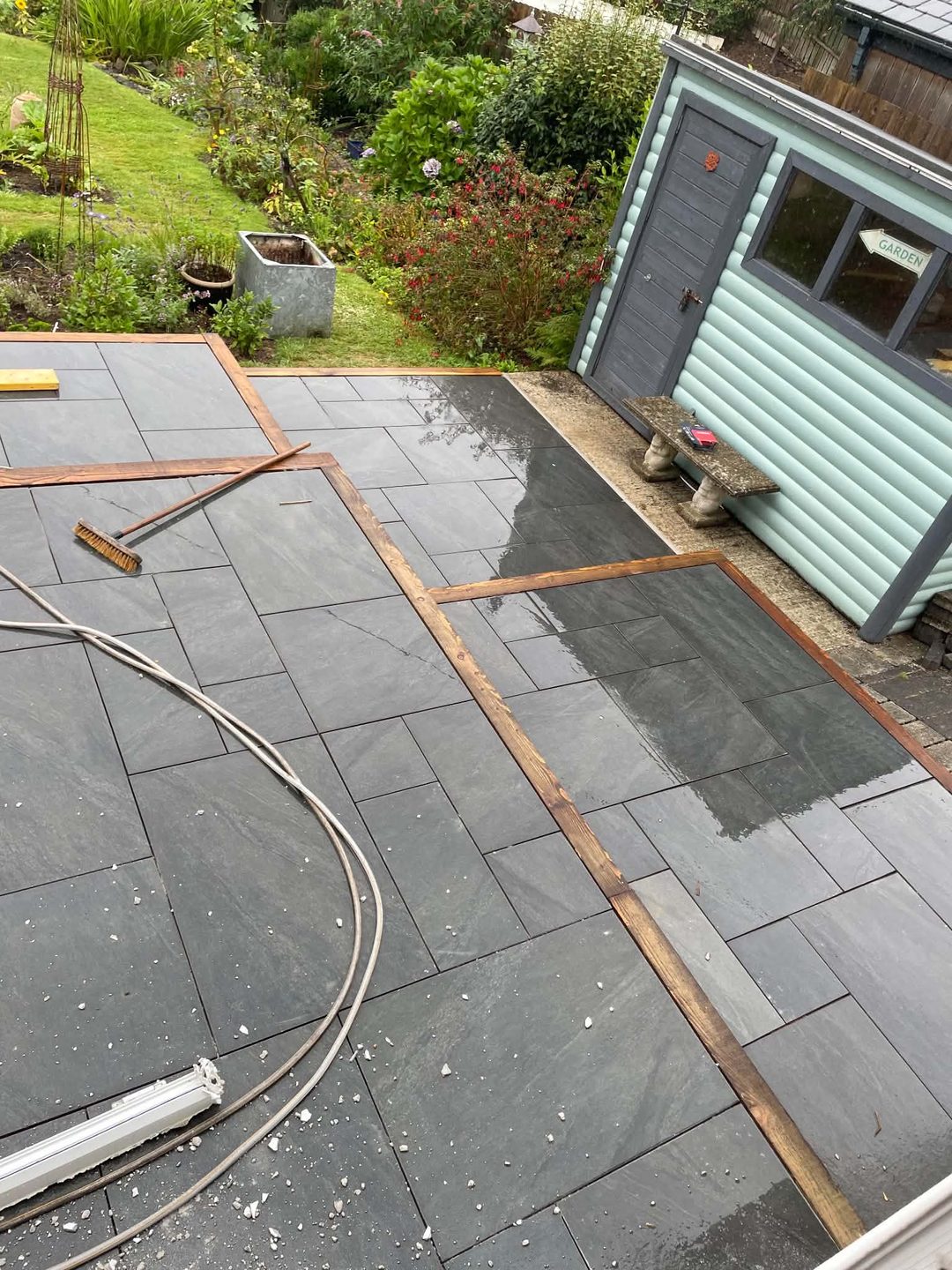 Dark Porcelain Patio