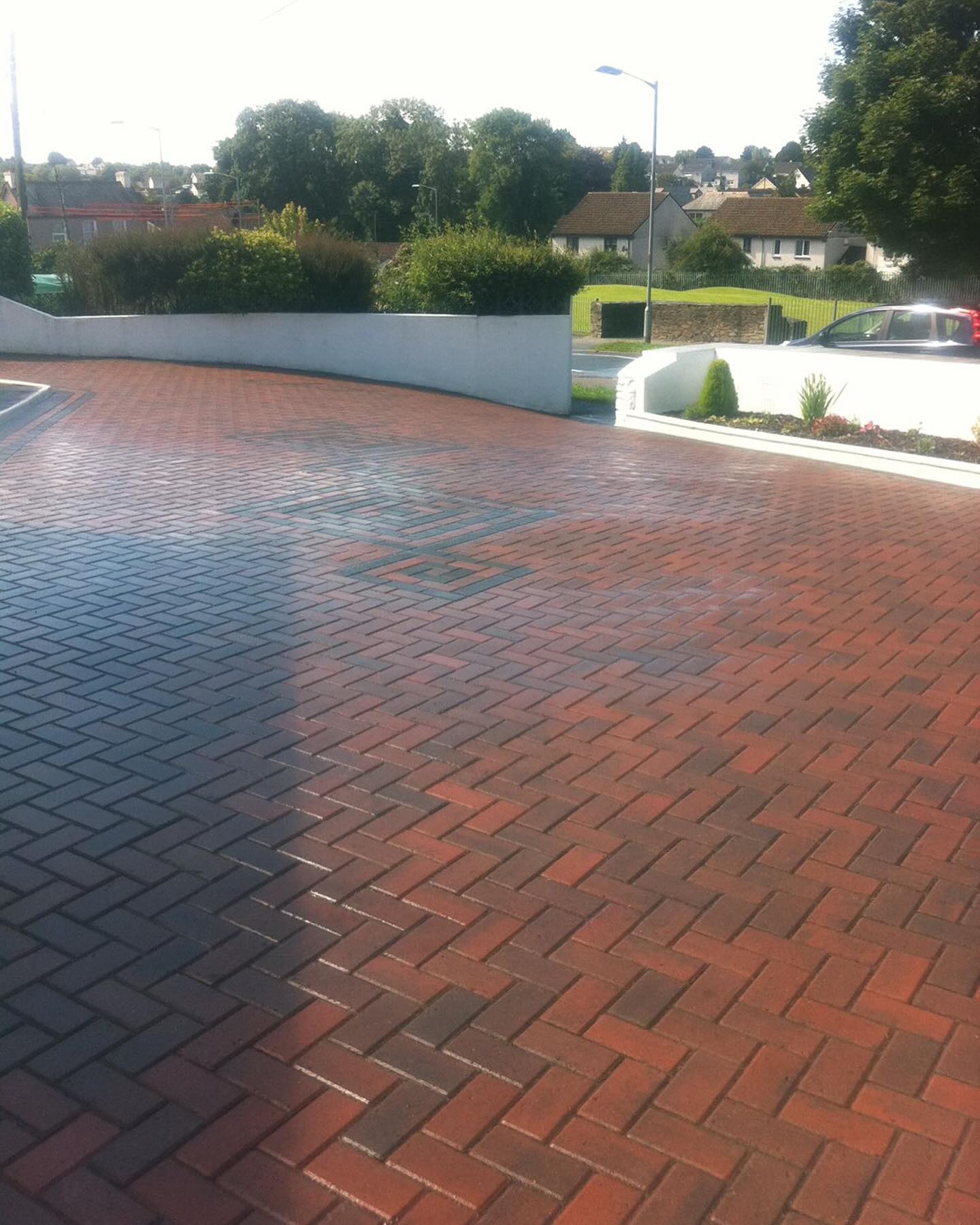 Herringbone Driveway